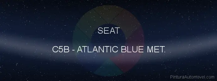 Pintura Seat C5B Atlantic Blue Met.