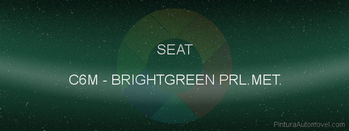 Pintura Seat C6M Brightgreen Prl.met.