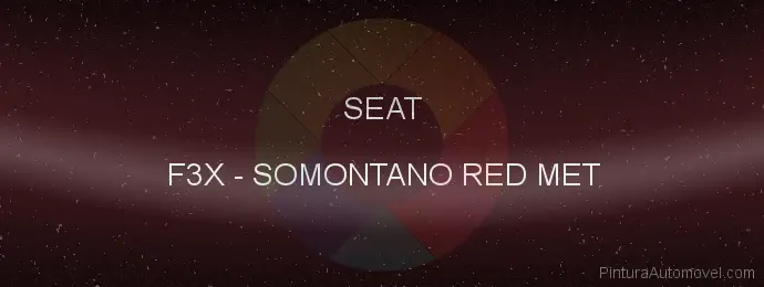 Pintura Seat F3X Somontano Red Met