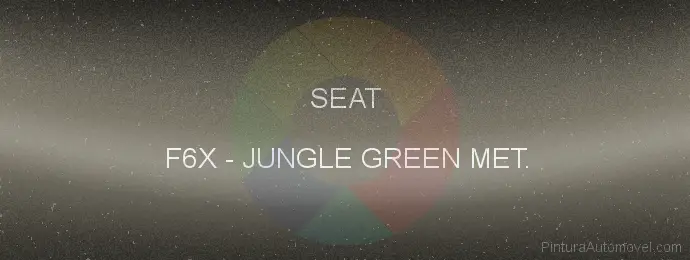 Pintura Seat F6X Jungle Green Met.