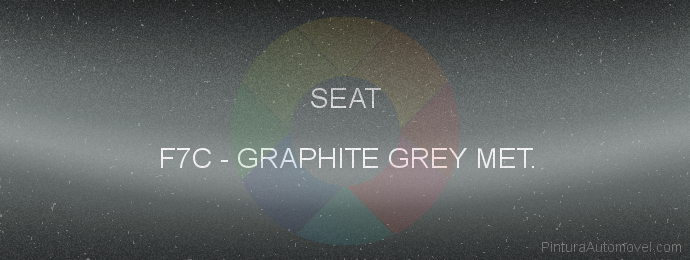Pintura Seat F7C Graphite Grey Met.