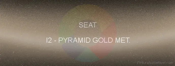 Pintura Seat I2 Pyramid Gold Met.