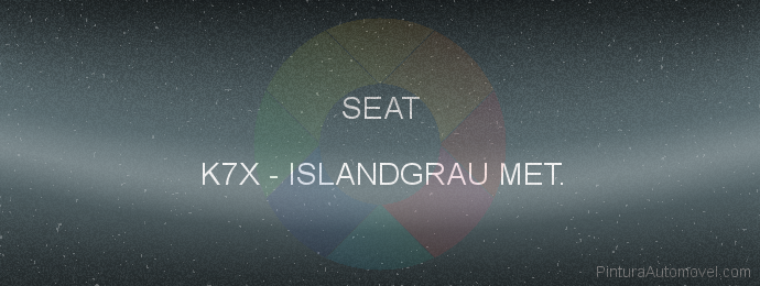 Pintura Seat K7X Islandgrau Met.