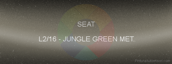 Pintura Seat L2/16 Jungle Green Met.