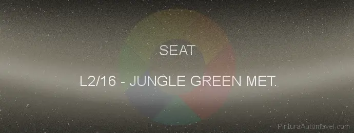 Pintura Seat L2/16 Jungle Green Met.