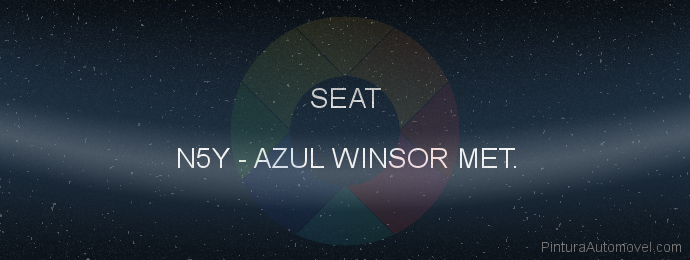 Pintura Seat N5Y Azul Winsor Met.
