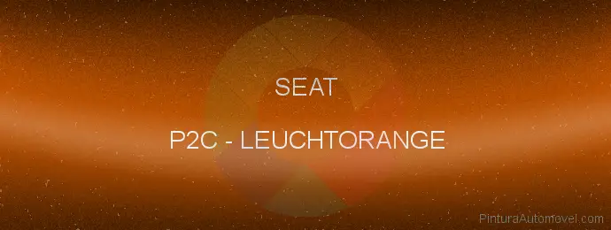 Pintura Seat P2C Leuchtorange