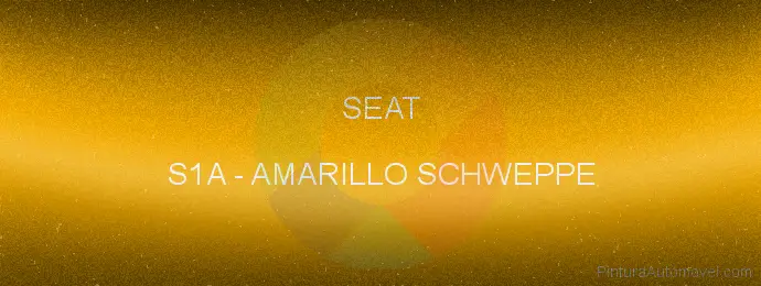 Pintura Seat S1A Amarillo Schweppe