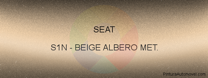 Pintura Seat S1N Beige Albero Met.