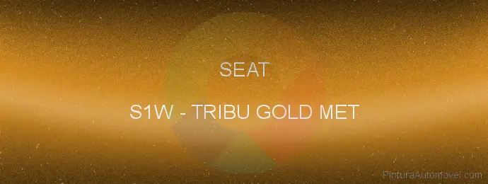 Pintura Seat S1W Tribu Gold Met