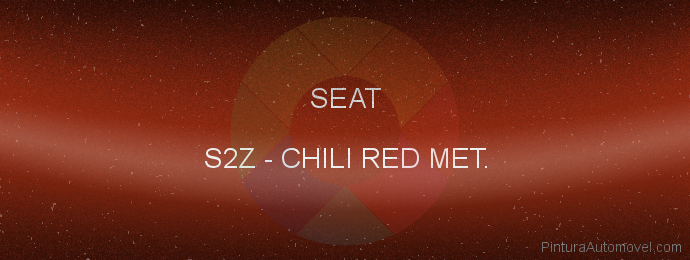 Pintura Seat S2Z Chili Red Met.