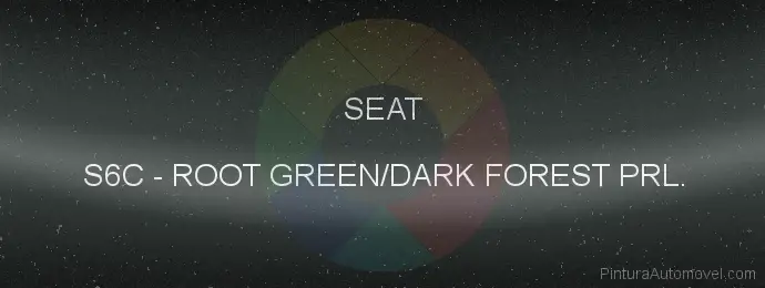 Pintura Seat S6C Root Green/dark Forest Prl.