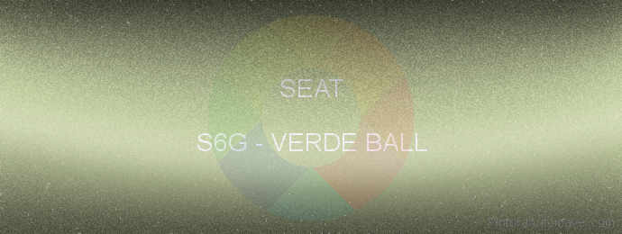 Pintura Seat S6G Verde Ball