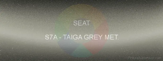 Pintura Seat S7A Taiga Grey Met.