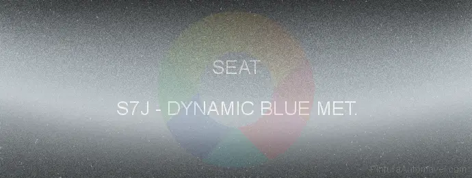 Pintura Seat S7J Dynamic Blue Met.