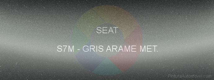Pintura Seat S7M Gris Arame Met.