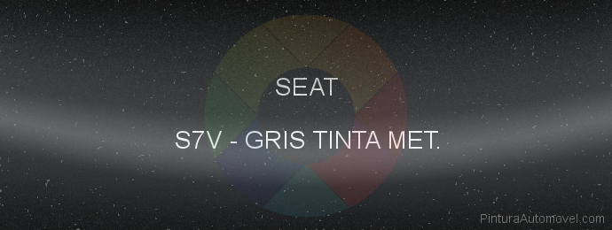 Pintura Seat S7V Gris Tinta Met.