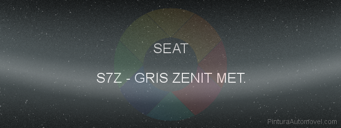 Pintura Seat S7Z Gris Zenit Met.