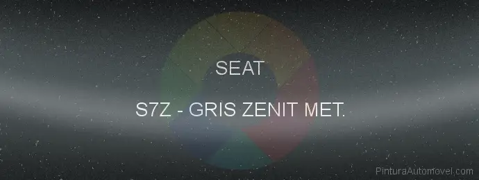 Pintura Seat S7Z Gris Zenit Met.