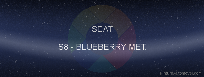 Pintura Seat S8 Blueberry Met.