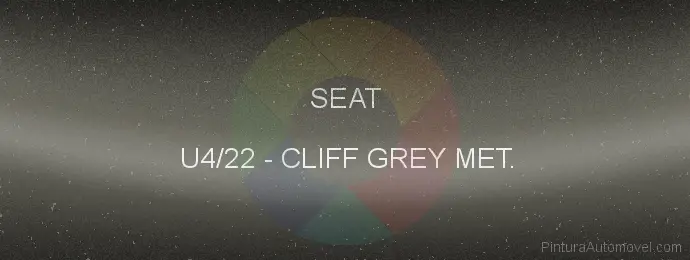 Pintura Seat U4/22 Cliff Grey Met.
