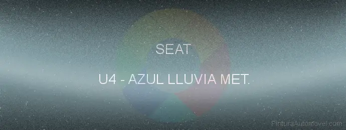 Pintura Seat U4 Azul Lluvia Met.