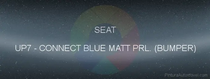Pintura Seat UP7 Connect Blue Matt Prl. (bumper)