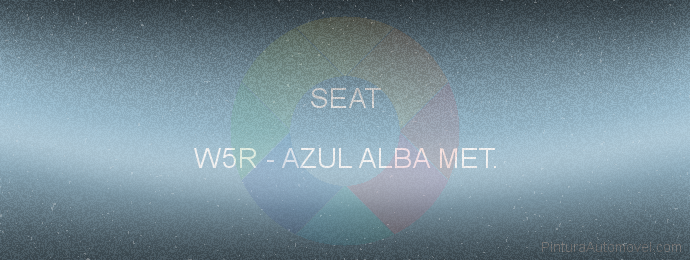 Pintura Seat W5R Azul Alba Met.
