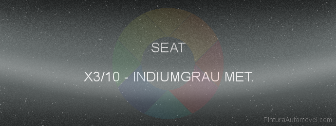 Pintura Seat X3/10 Indiumgrau Met.