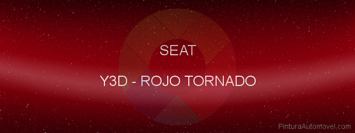Pintura Seat Y3D Rojo Tornado