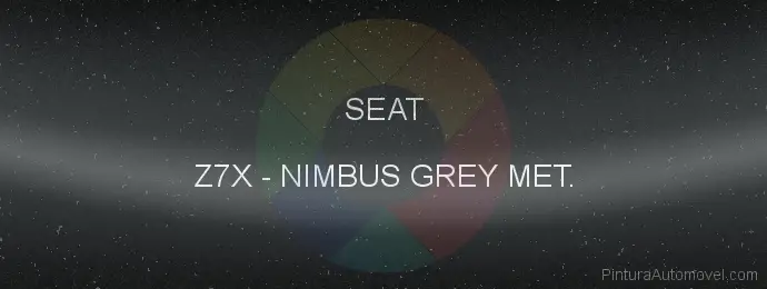 Pintura Seat Z7X Nimbus Grey Met.