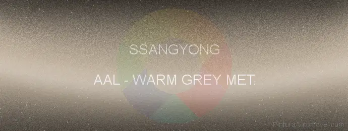 Pintura Ssangyong AAL Warm Grey Met.