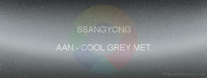 Pintura Ssangyong AAN Cool Grey Met.