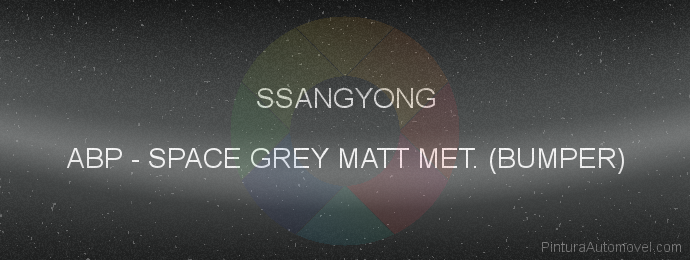 Pintura Ssangyong ABP Space Grey Matt Met. (bumper)