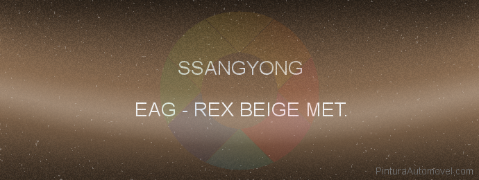 Pintura Ssangyong EAG Rex Beige Met.