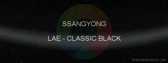 Pintura Ssangyong LAE Classic Black