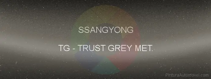 Pintura Ssangyong TG Trust Grey Met.
