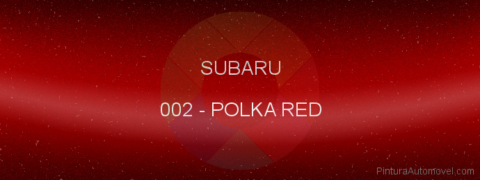 Pintura Subaru 002 Polka Red
