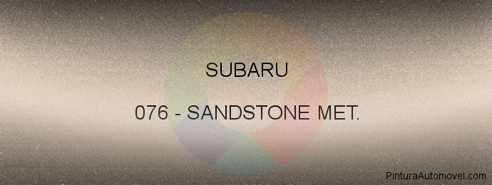 Pintura Subaru 076 Sandstone Met.