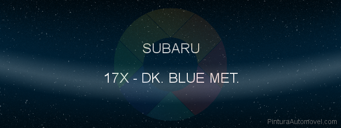 Pintura Subaru 17X Dk. Blue Met.