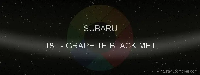 Pintura Subaru 18L Graphite Black Met.
