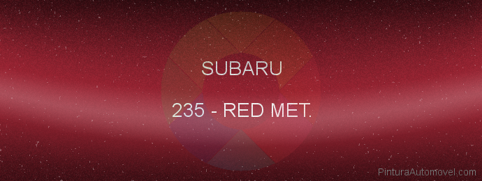 Pintura Subaru 235 Red Met.