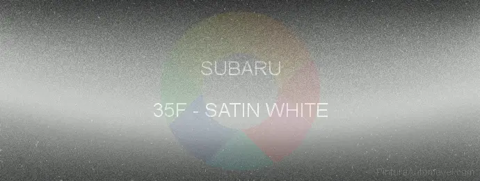 Pintura Subaru 35F Satin White