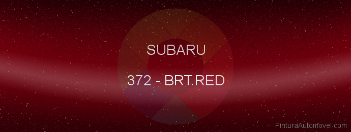 Pintura Subaru 372 Brt.red