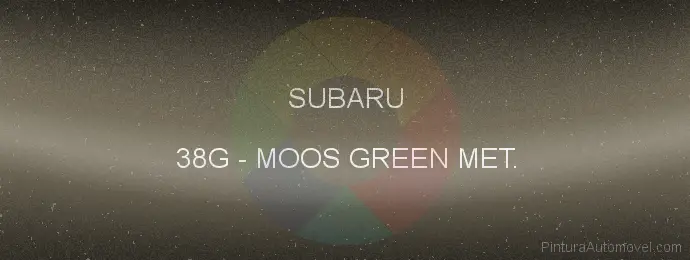 Pintura Subaru 38G Moos Green Met.