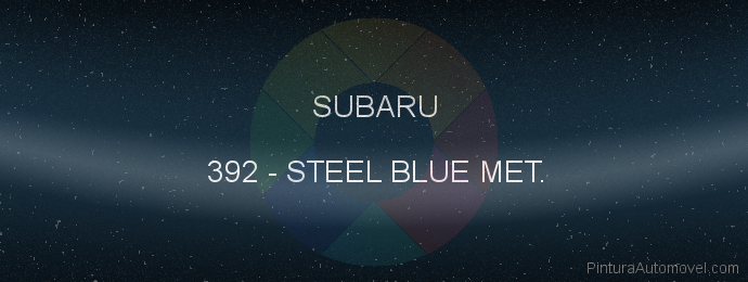 Pintura Subaru 392 Steel Blue Met.