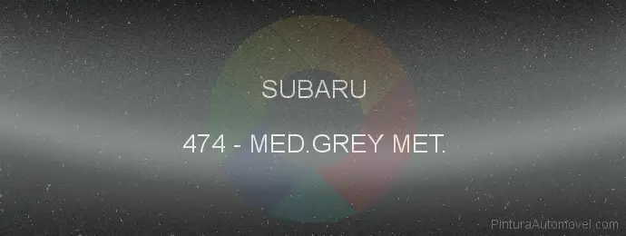 Pintura Subaru 474 Med.grey Met.