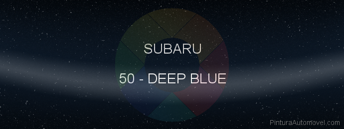 Pintura Subaru 50 Deep Blue