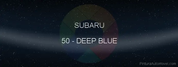 Pintura Subaru 50 Deep Blue