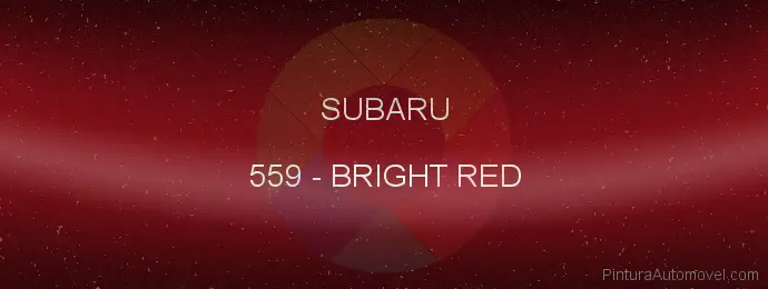 Pintura Subaru 559 Bright Red